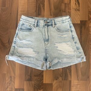 American Eagle Distressed Mom Shorts